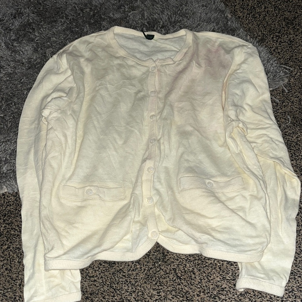 Button up sweater